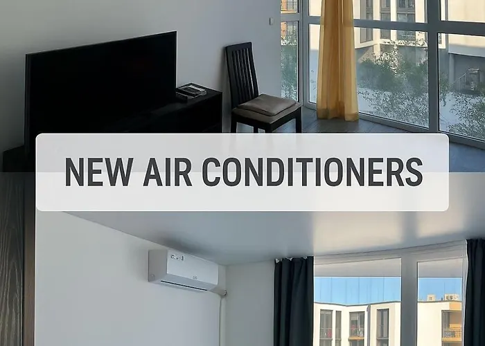 Апартамент Atlantis Resort&4 Swimming Pools&spa&апартамент Бургас